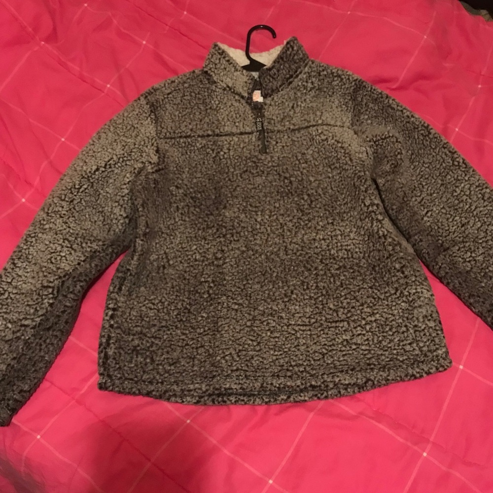 Grey fleece jacket